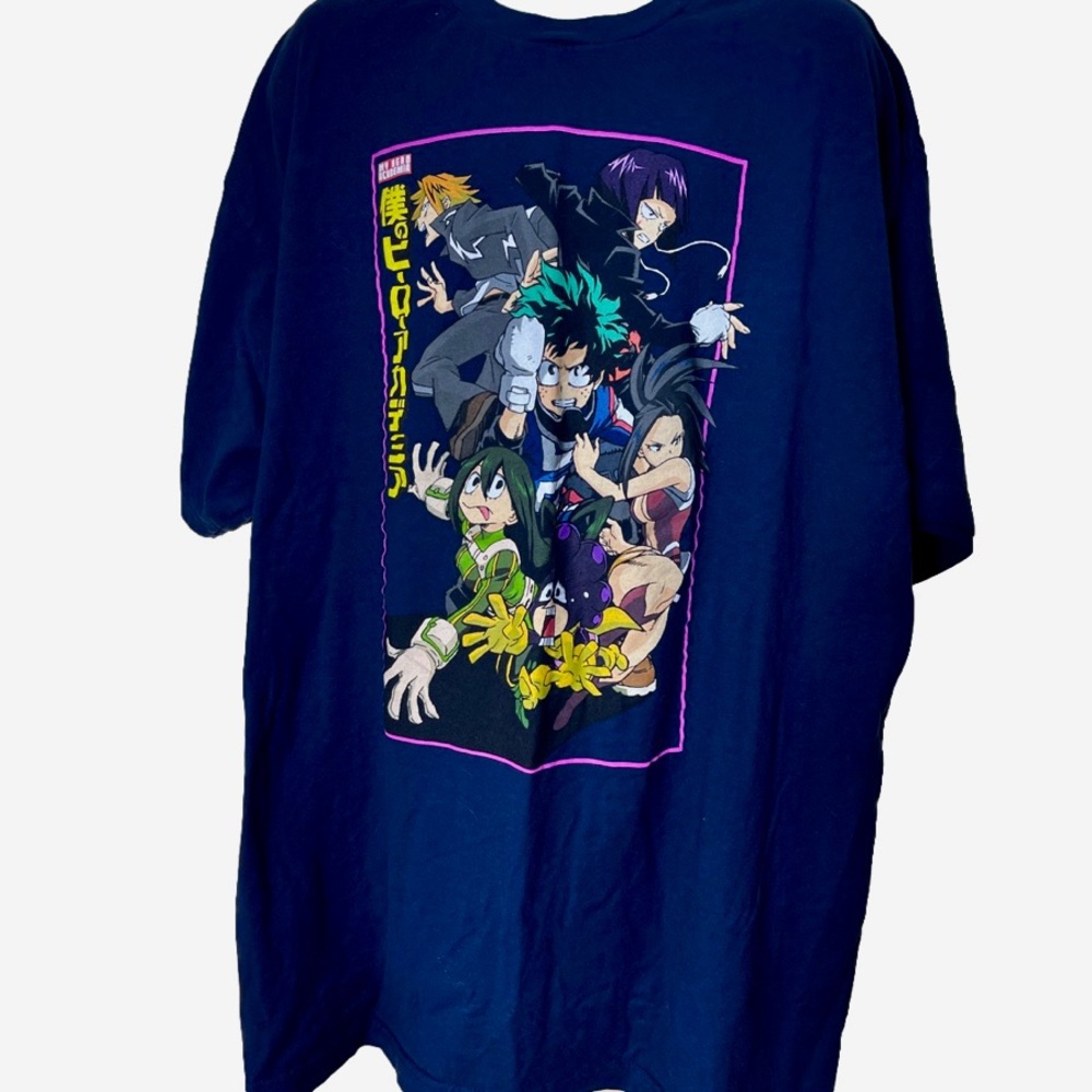 My Hero Academia blue tee 2XL